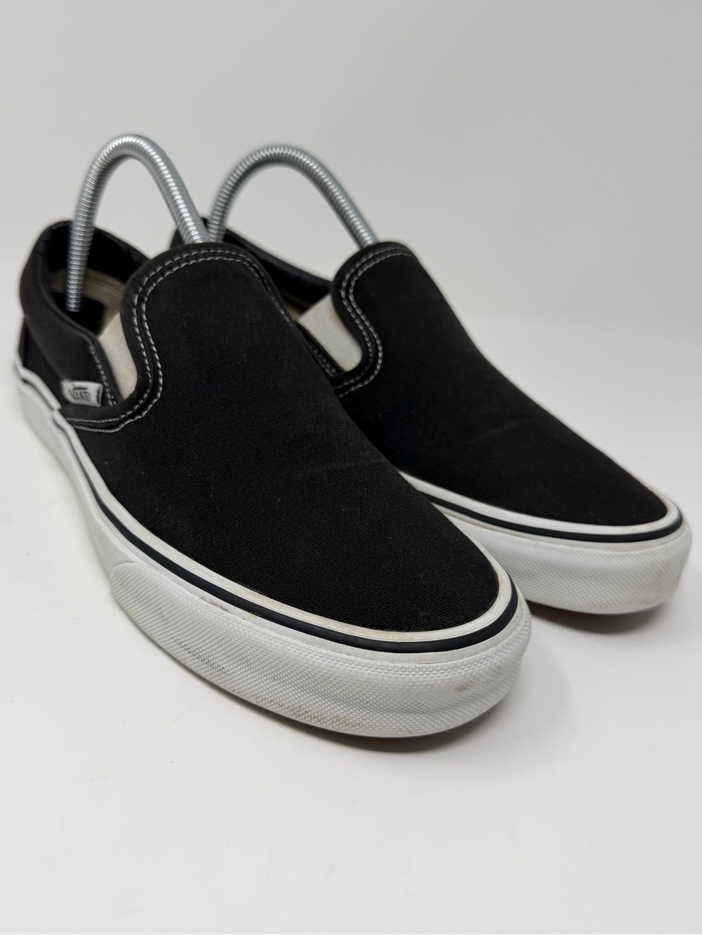 Vans Black Canvas Slip-On shoes